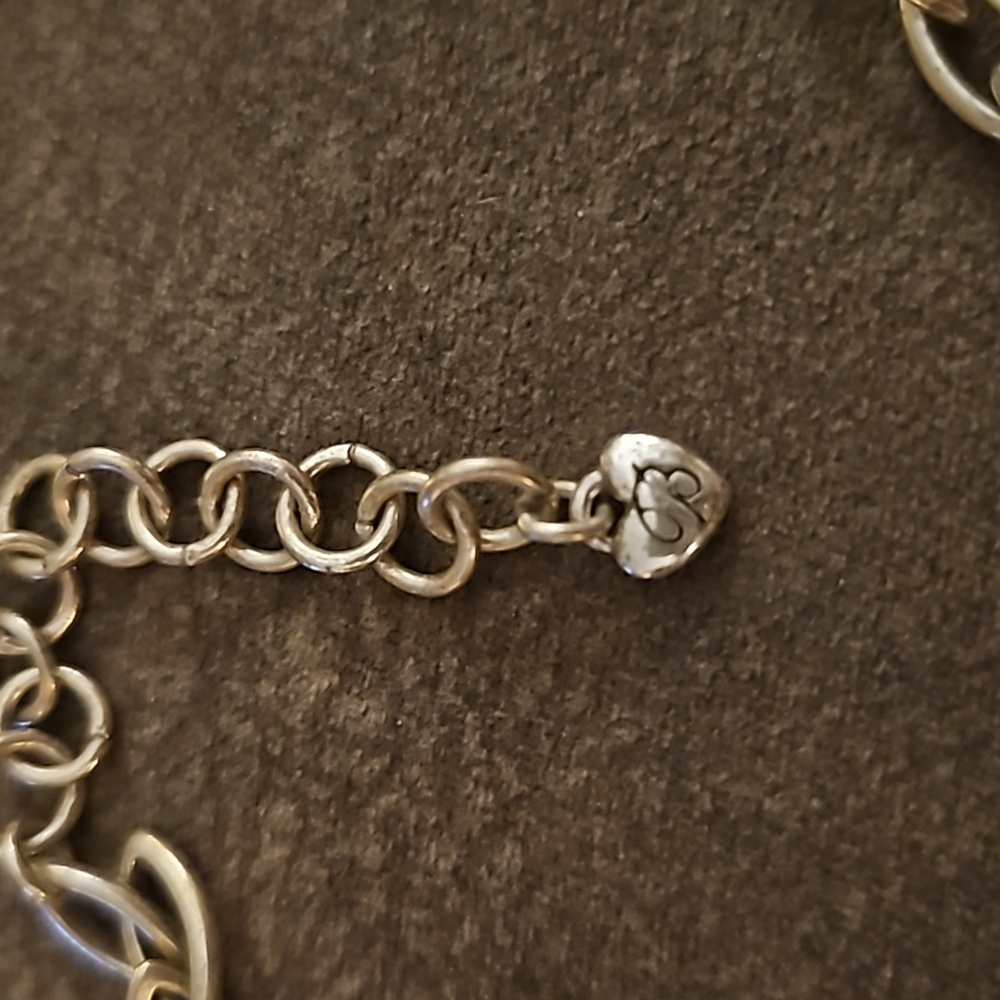 BRIGHTON Long Two-sided Floral Tile Chain Sun Joy Station Necklace - Picture 6 of 10